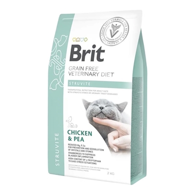 Brit Veterinary Diet Grain Free Kattefoder Struvit 2 Kg